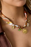 Edelstahl Anhänger Halsketten Blume Casual Täglich Einfache Serie Damenschmuck