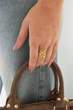 Edelstahl Statement Ringe Blume Casual Daily Simple Serie Damenschmuck